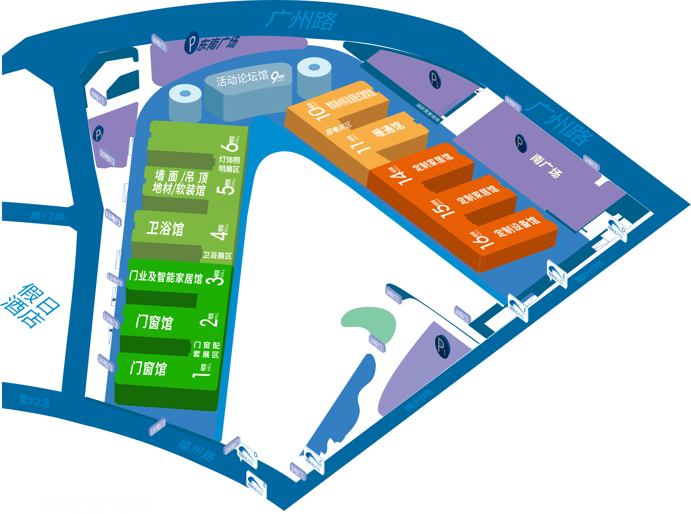 “經銷代理”與“公裝集采”優選平臺——2022中國成都定制家居展4月舉辦(圖3) 22屆展會規劃圖.png